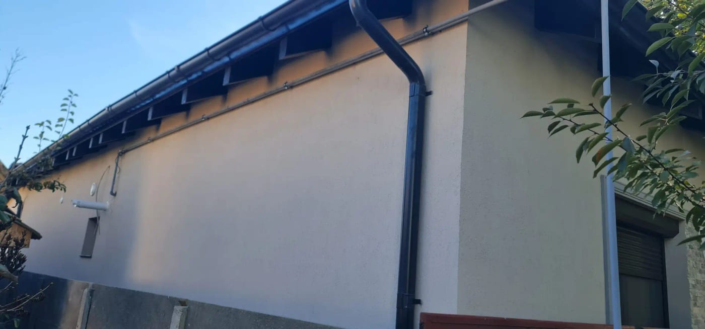 Execuție traseu gaz la exterior